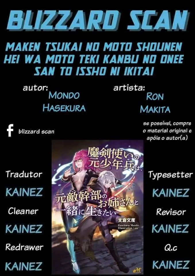 Maken Tsukai no Moto Shounen Hei wa, Moto Teki Kanbu no Onee-san to Issho ni Ikitai-Chapter 1.2